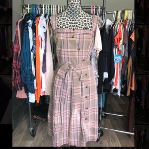 Gal meets glam plaid dress